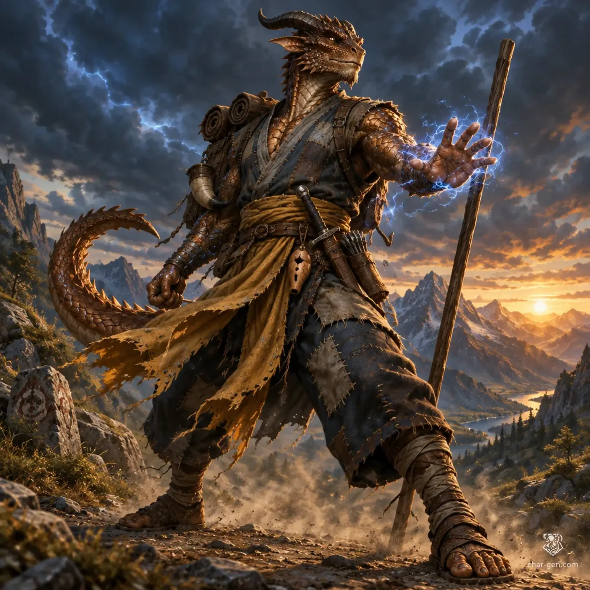 Mikel Ardan - AI-generated fantasy Character