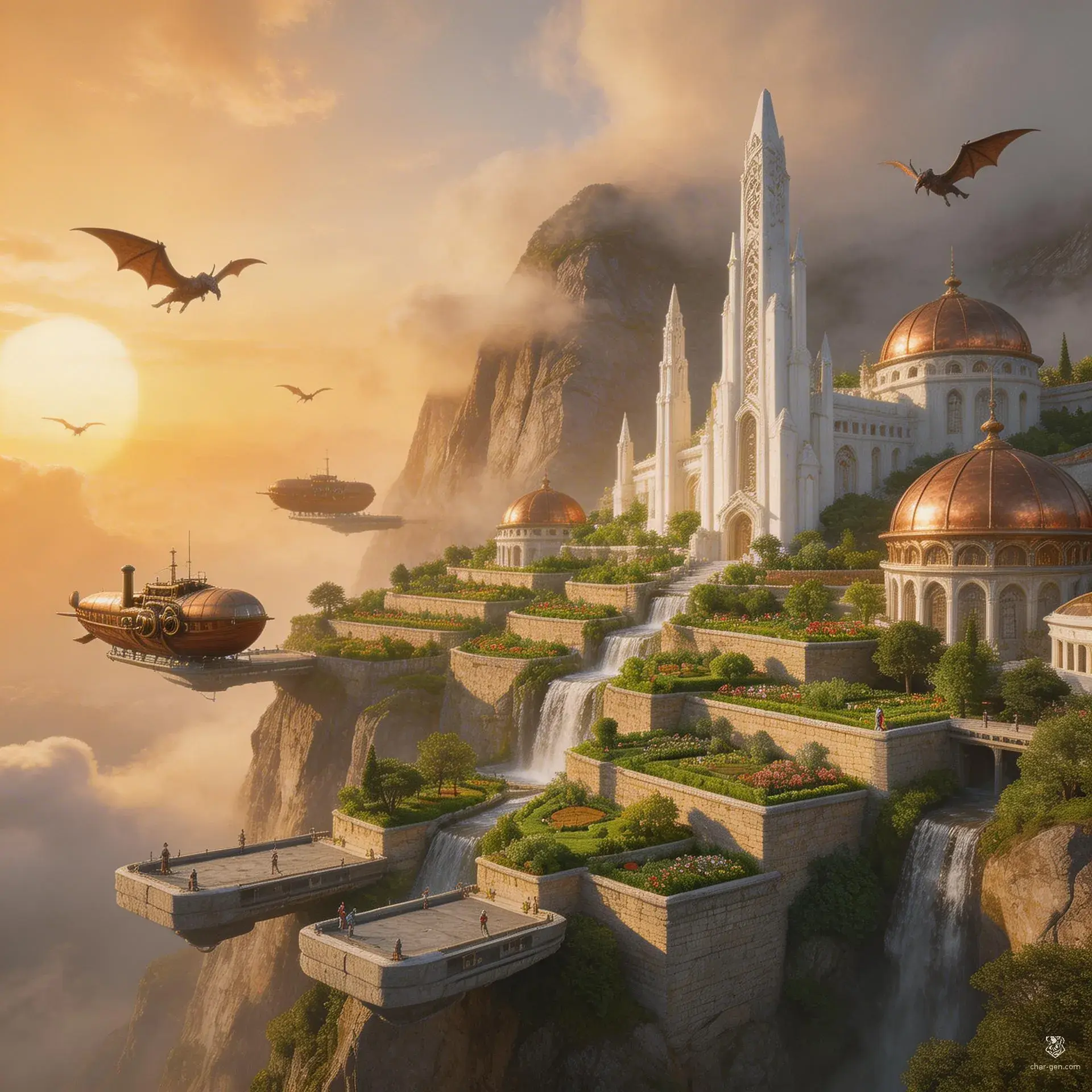 The Grasping Grove - AI-generated fantasy Region