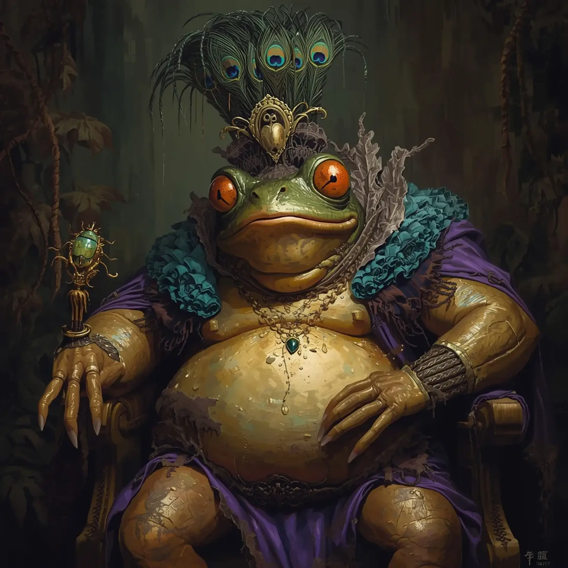 Bak-Tor: Lord Slurb - AI-generated fantasy NPC
