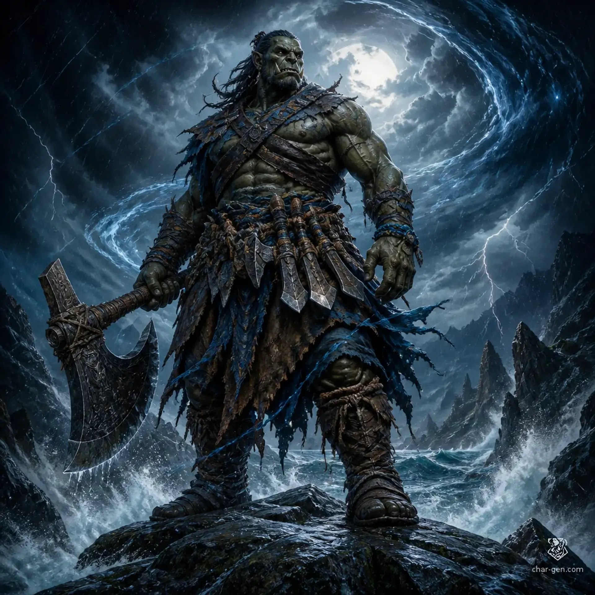 Jerry Longhide - AI-generated fantasy Character