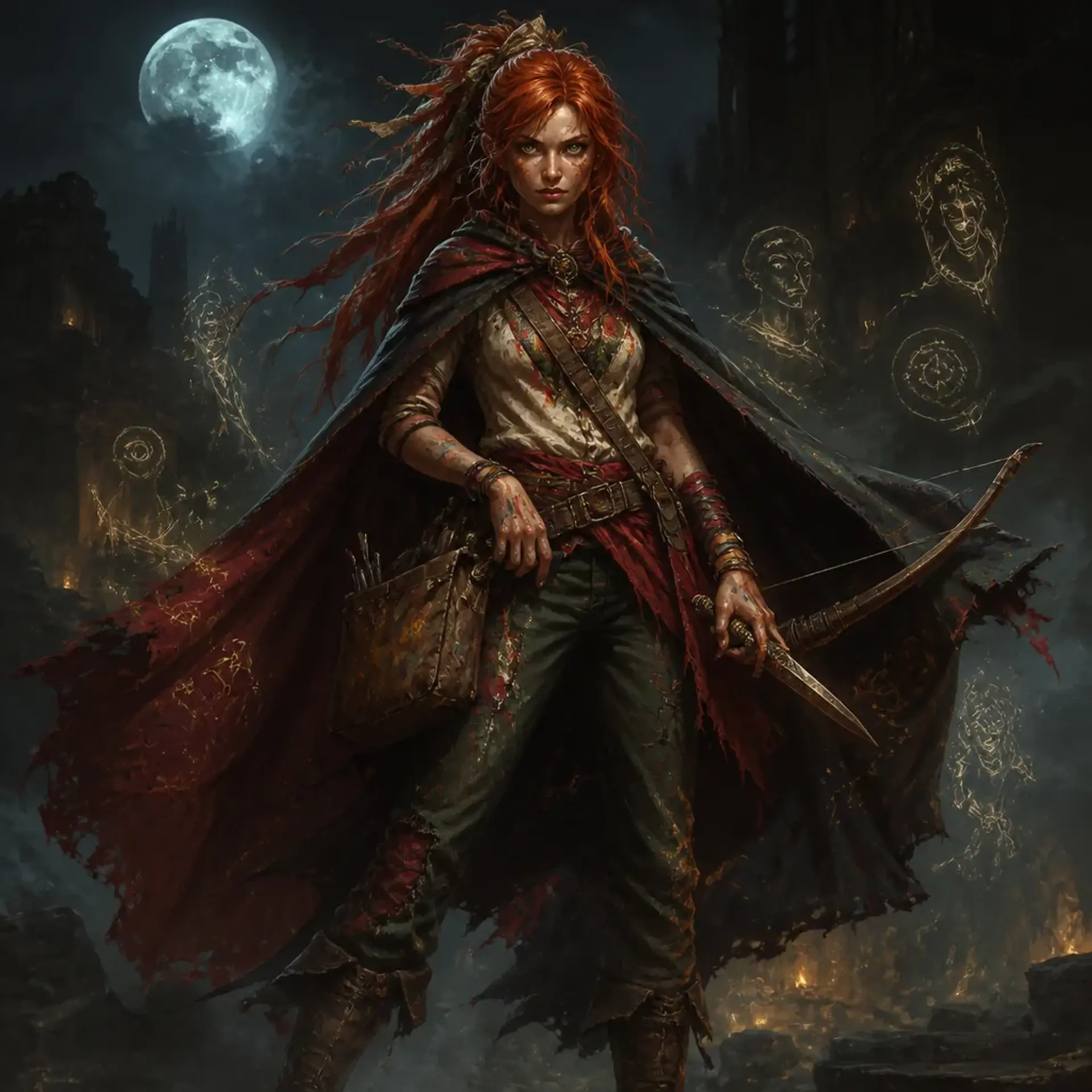 Rachel Elisabeth Dare - AI-generated fantasy Character