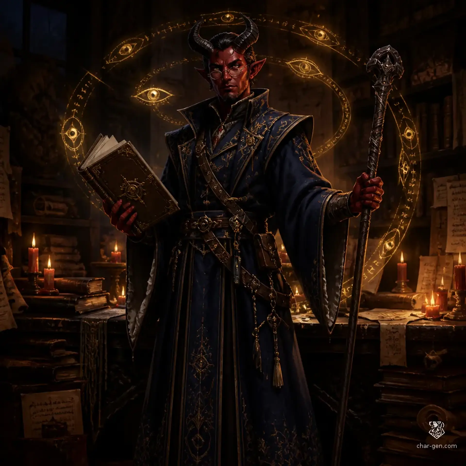 El Shaddai - AI-generated fantasy Character