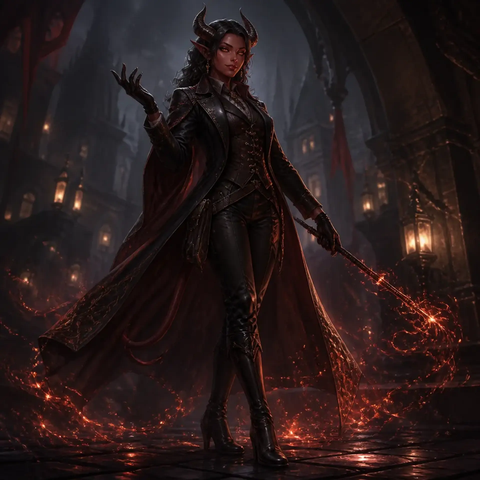 Seryn Vethsor - AI-generated fantasy Character