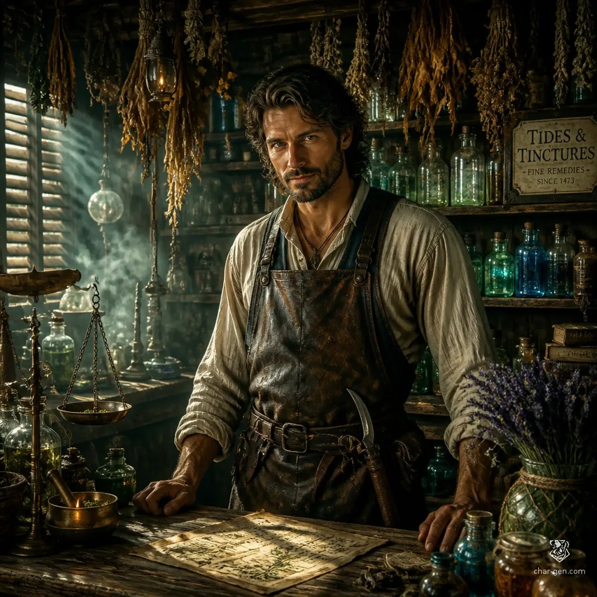 Saltglass Remedies - AI-generated fantasy Shop