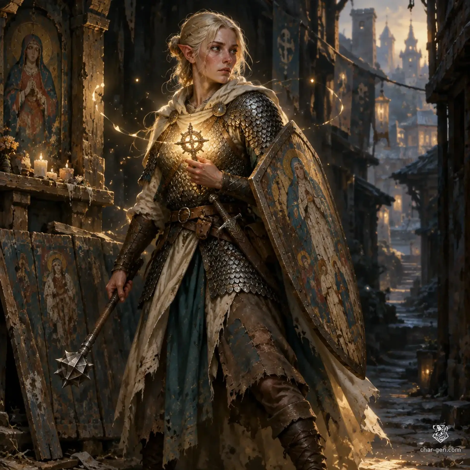 Neri - AI-generated fantasy Character