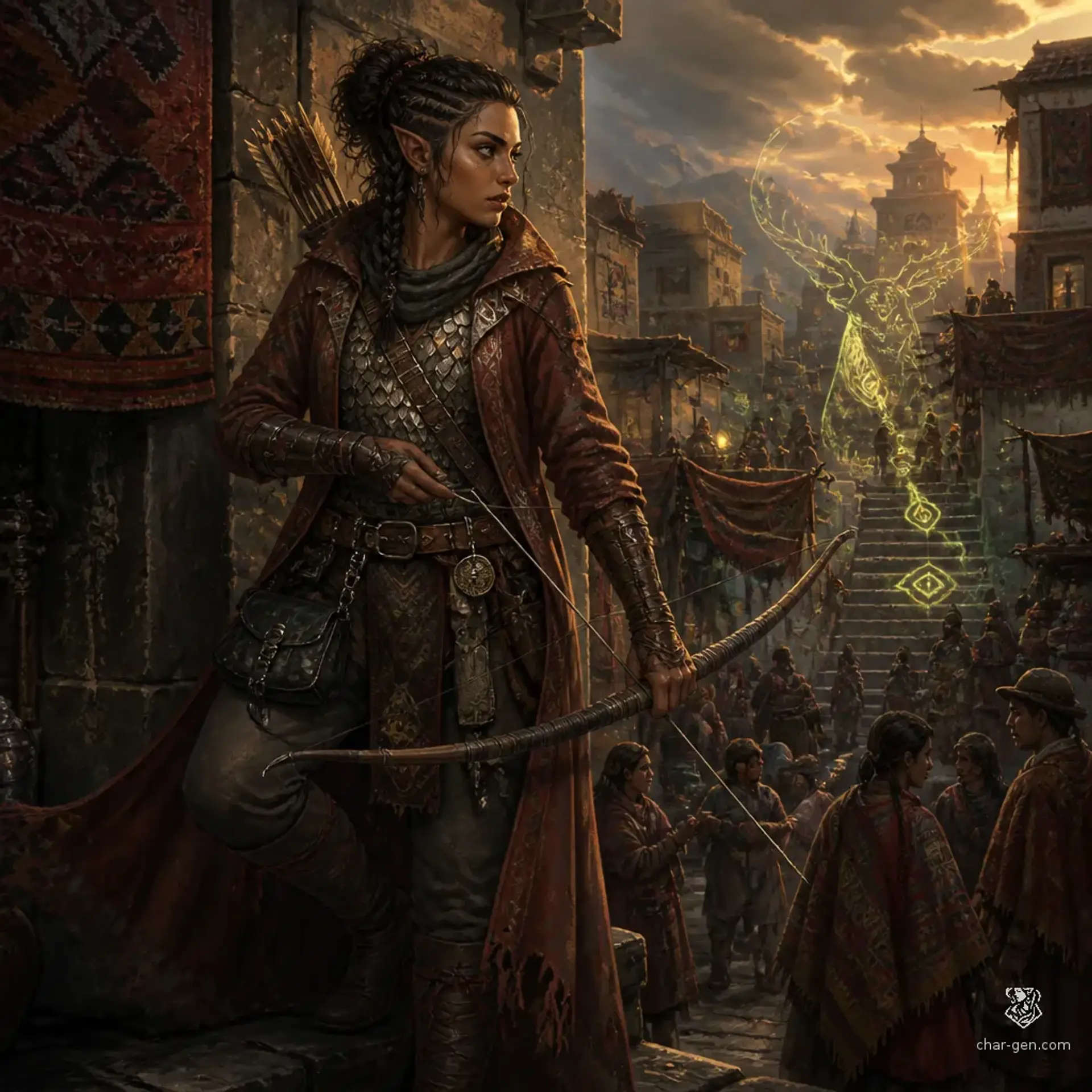 Nayra Qhapaq - AI-generated fantasy Character