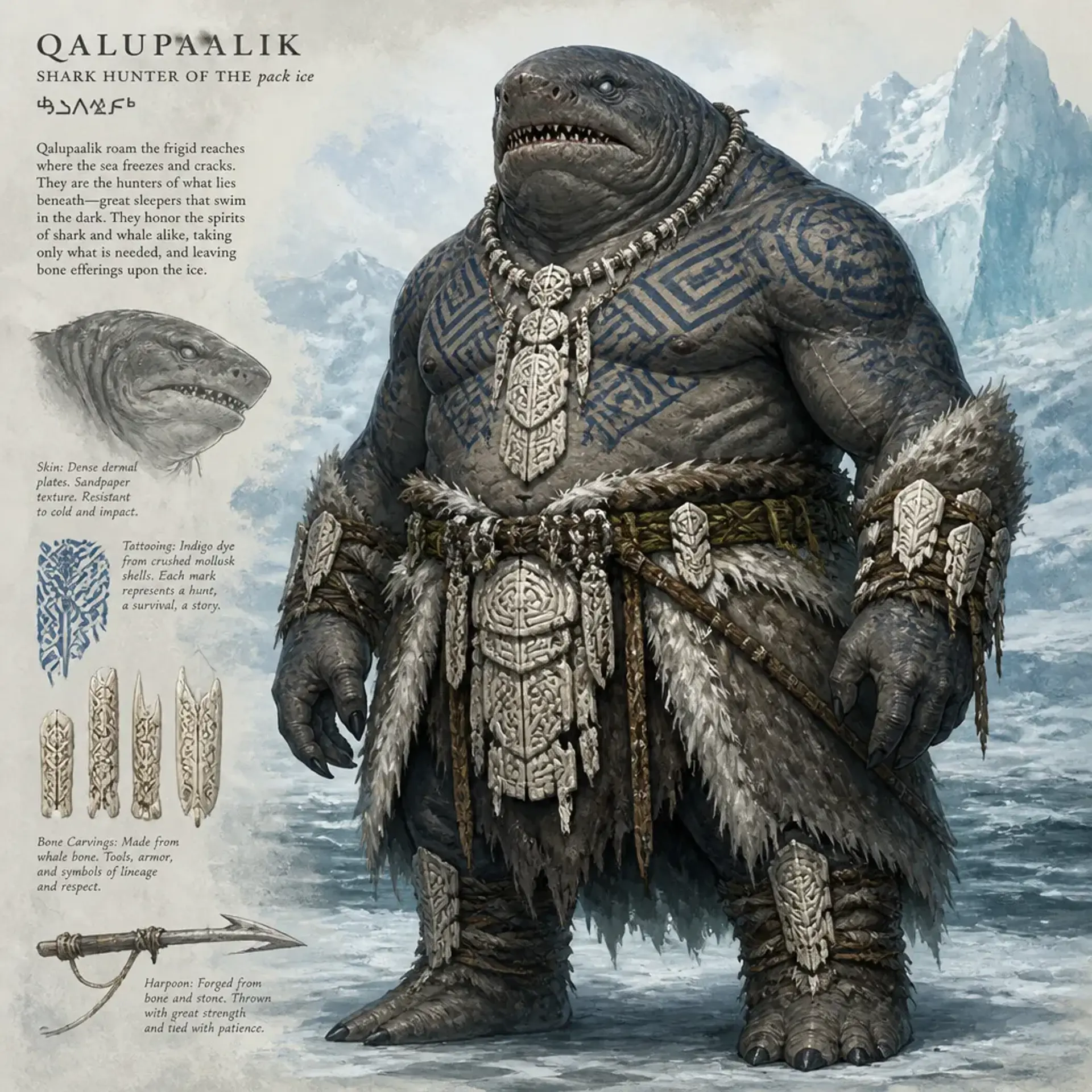 Aunua - AI-generated fantasy Species