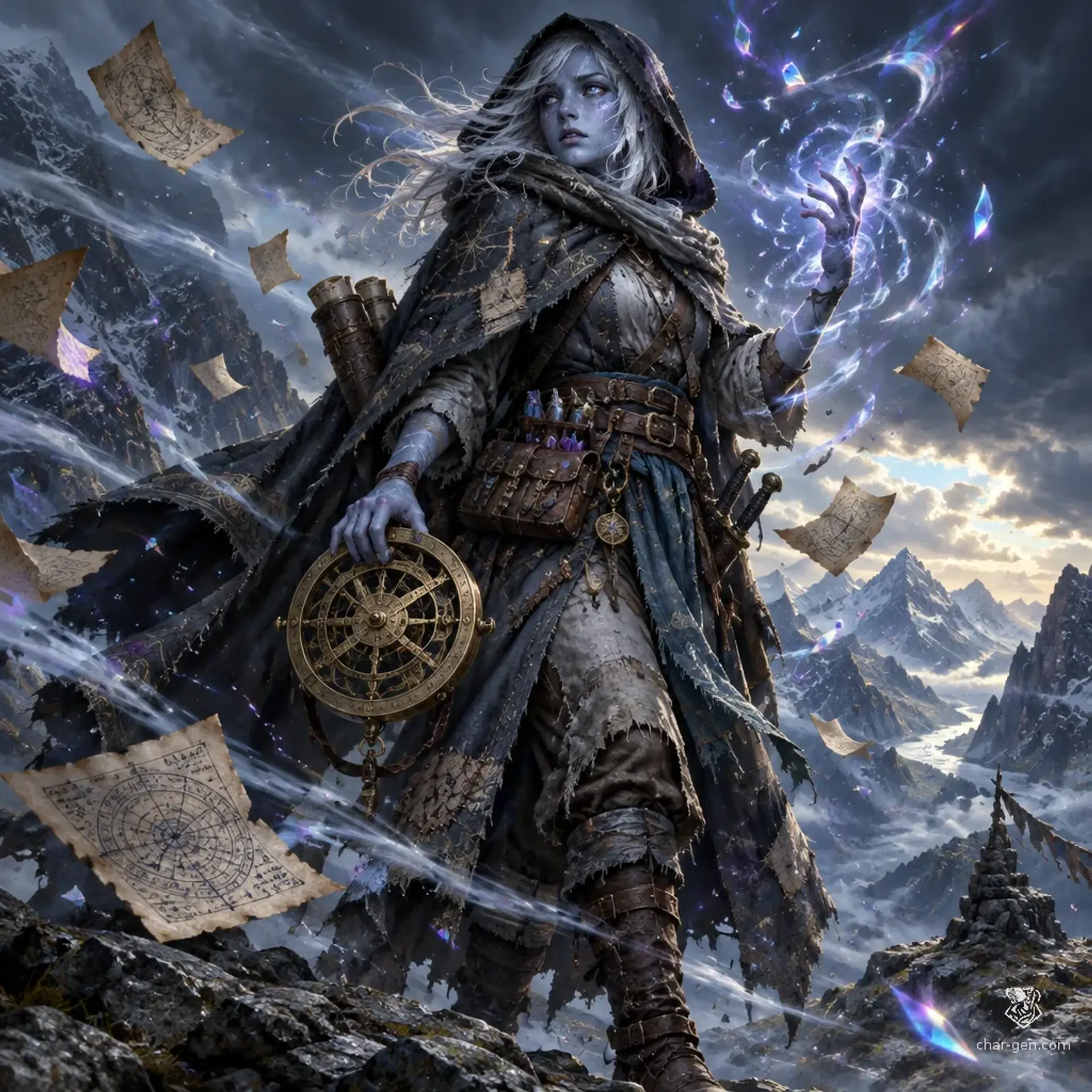 Arsinoe - AI-generated fantasy Character