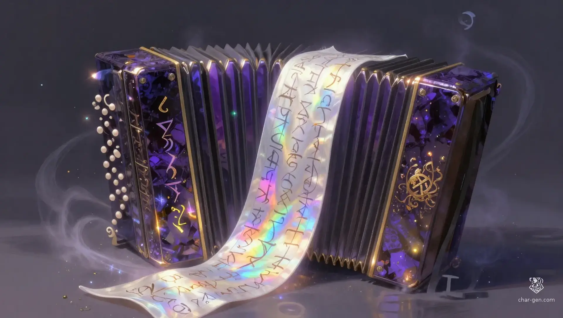 The Whispering Prism - AI-generated fantasy Spellbook