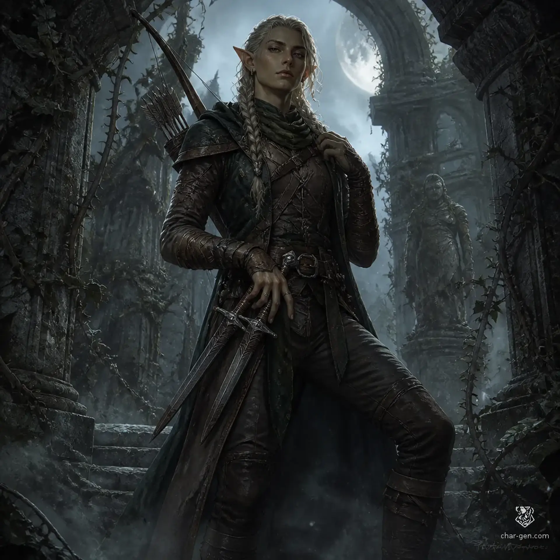 Veyra Solvane - AI-generated fantasy Character