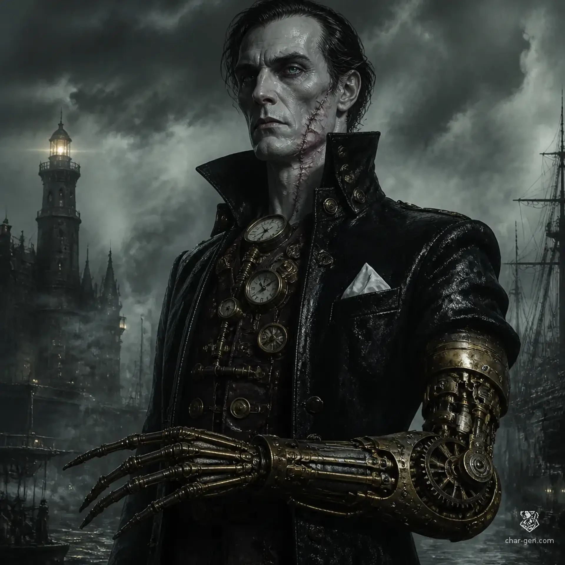 Varros Thorne - AI-generated fantasy NPC