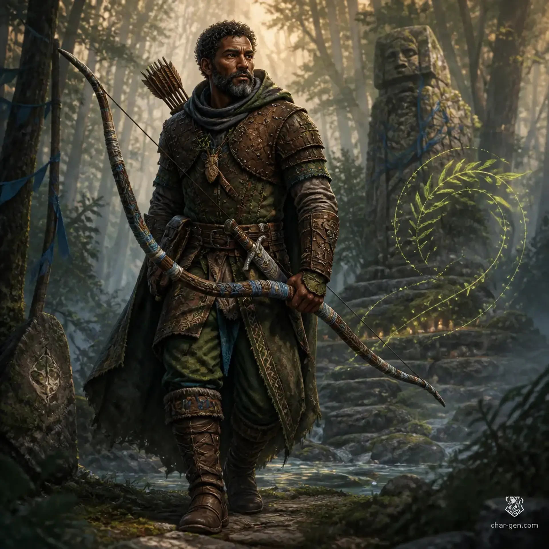 Darnell - AI-generated fantasy Character