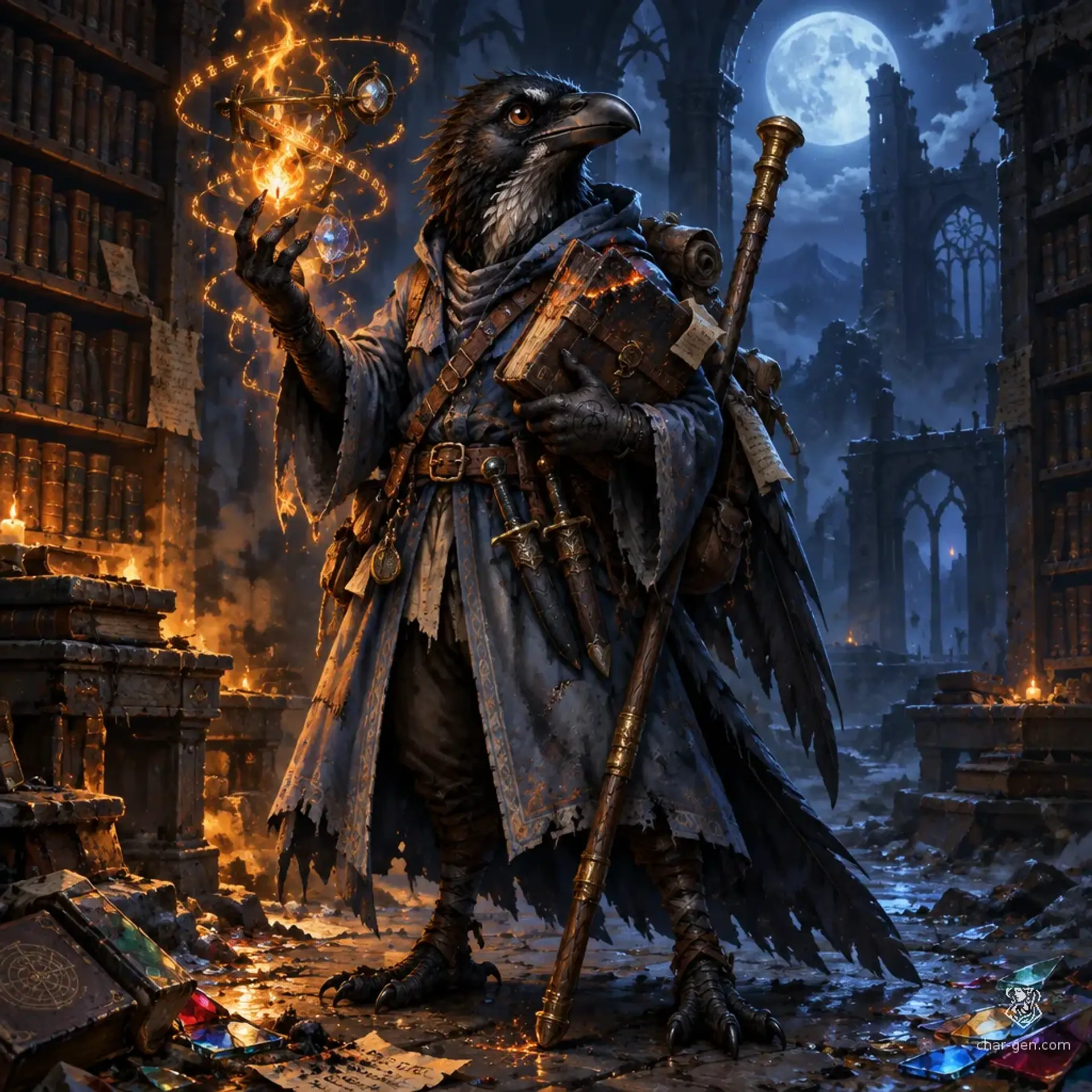Kett - AI-generated fantasy Character