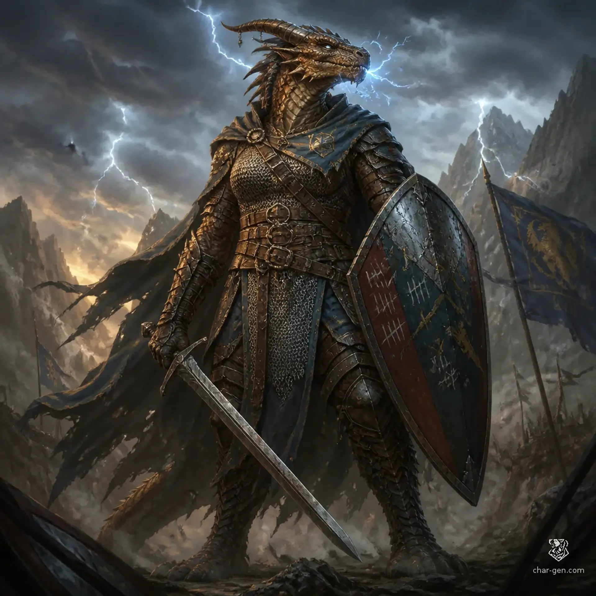 Avon - AI-generated fantasy Character