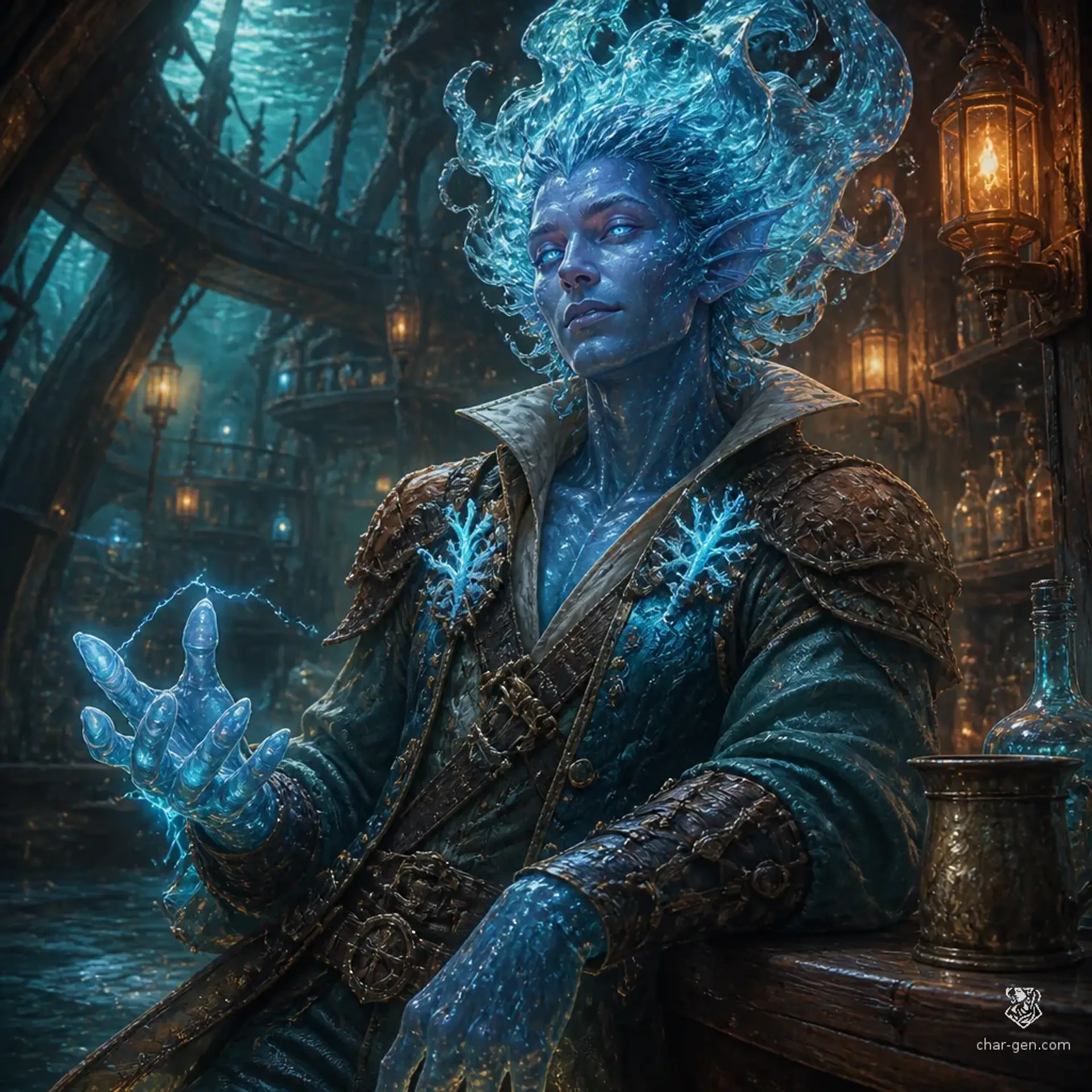 The Sovereign’s Grave - AI-generated fantasy Tavern