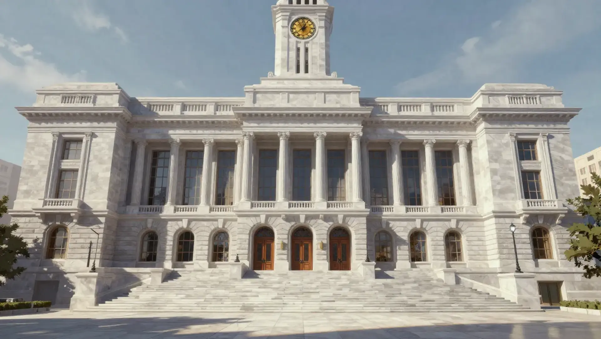 The Highcliff Civic House - AI-generated fantasy Building
