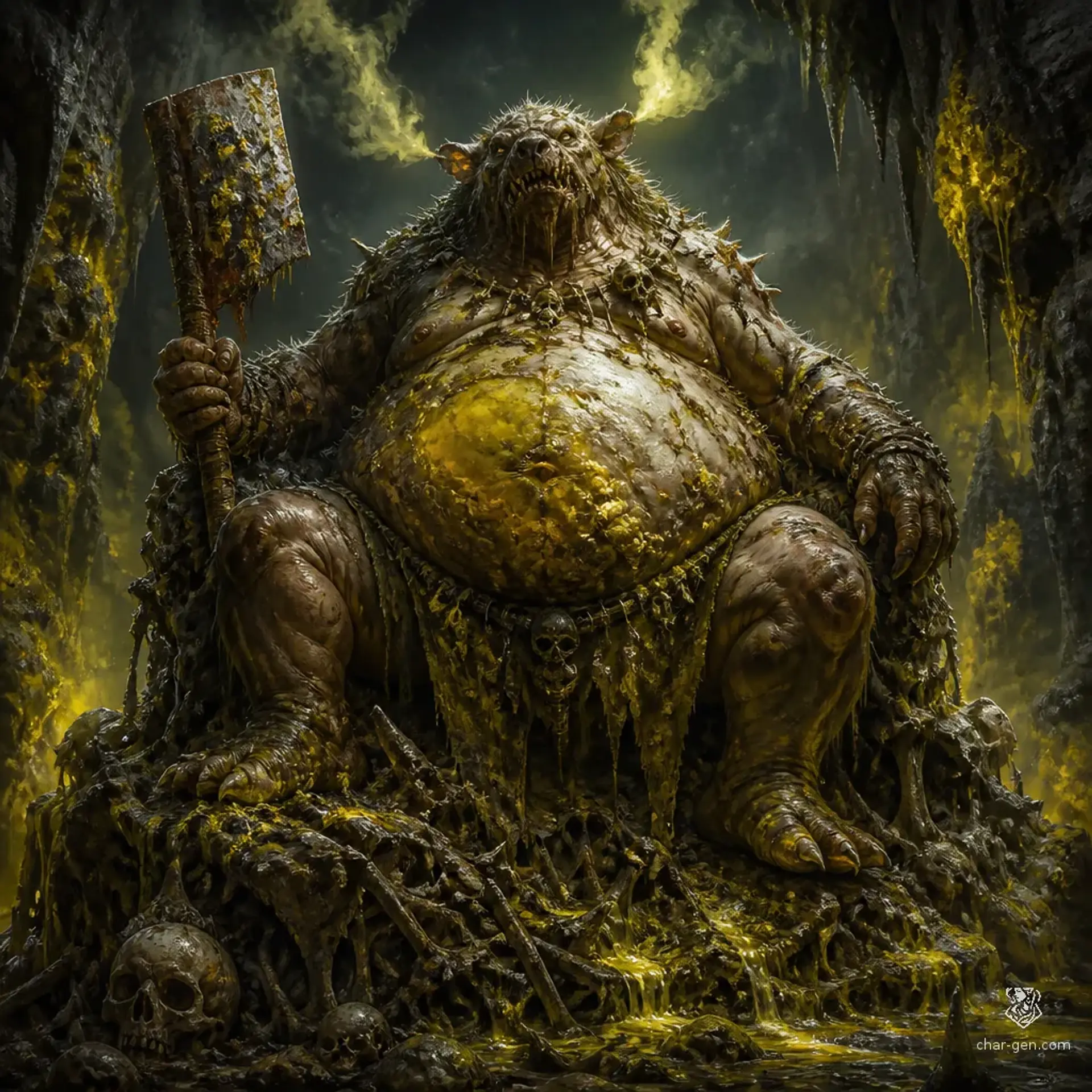 Gruuk the Rot-Touched | Fantasy Monster Generated by CharGen