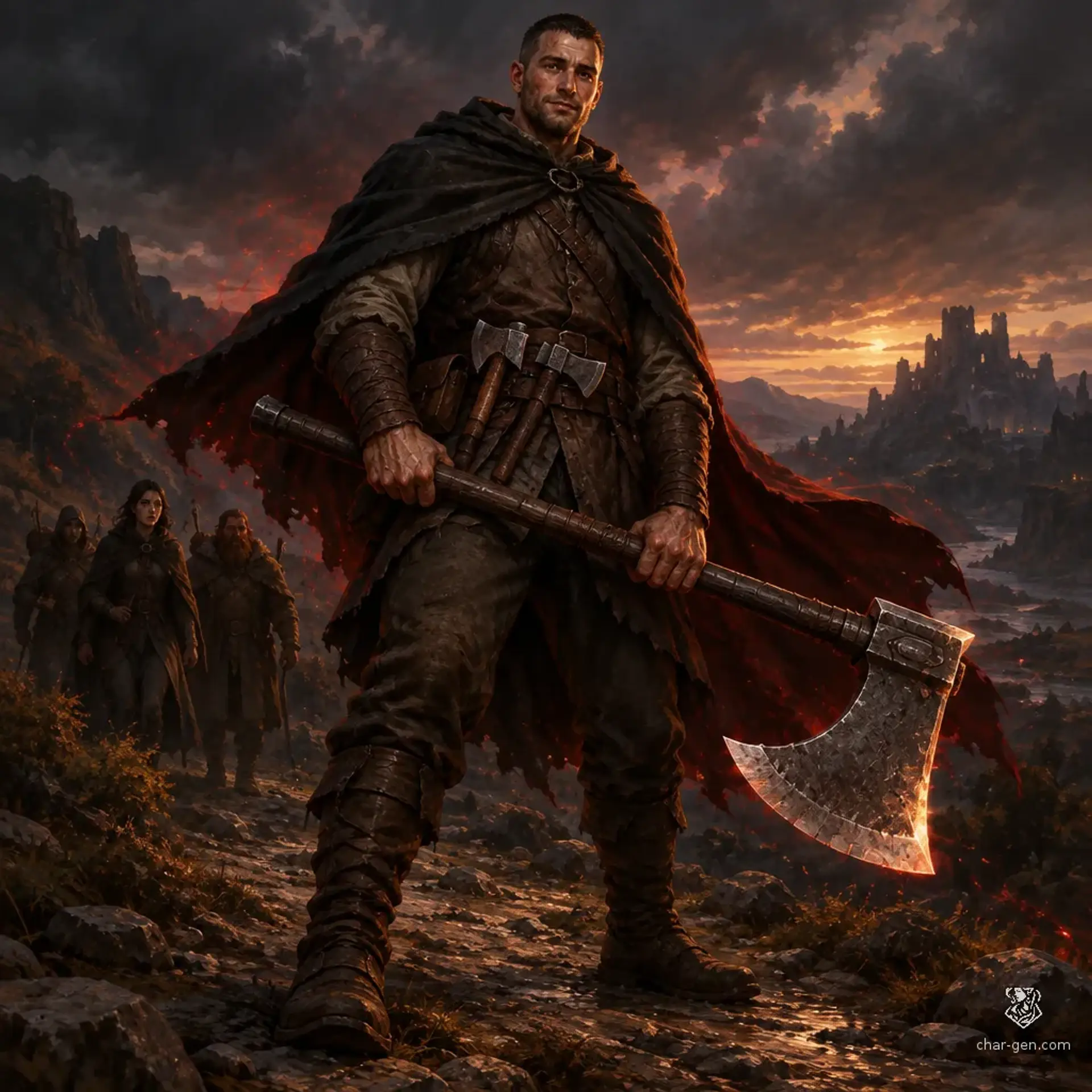 Bruce - AI-generated fantasy Character
