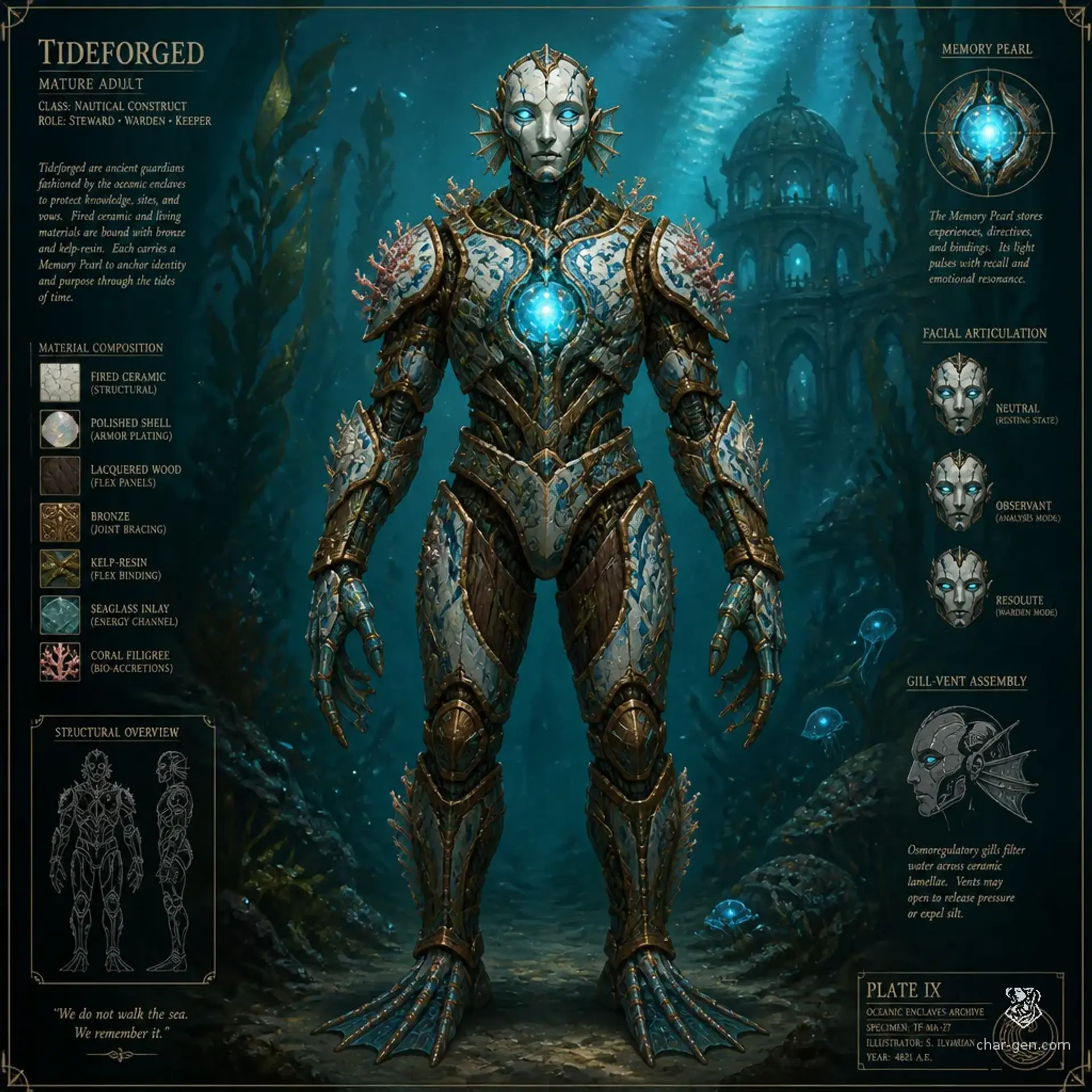 Tideforged - AI-generated fantasy Species