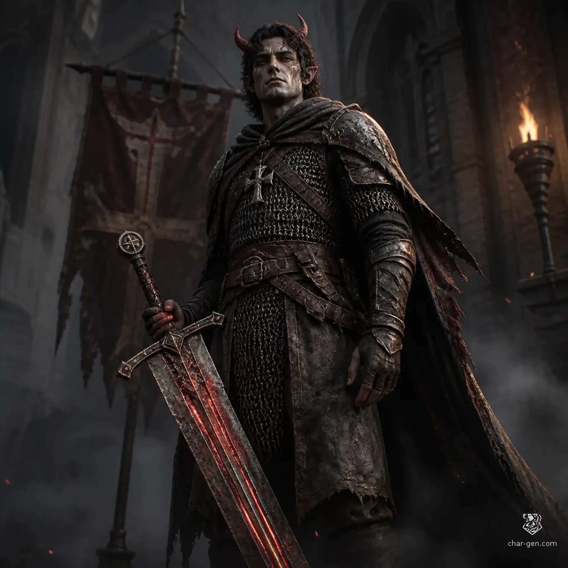 Darian - AI-generated fantasy Character