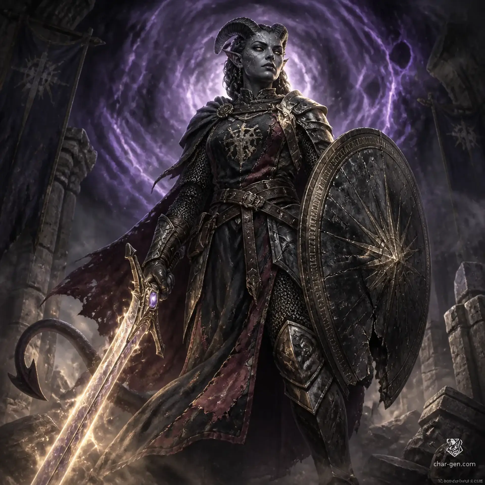 Vespera Thorne - AI-generated fantasy Character
