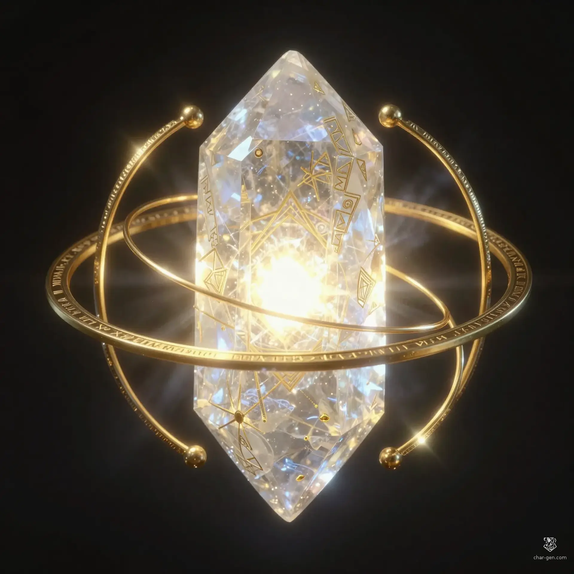 Heart of Aetherius - AI-generated fantasy Magic Item