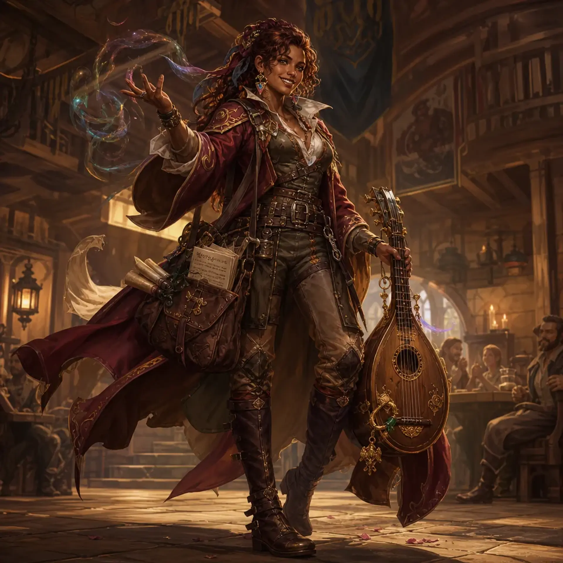 Monica - AI-generated fantasy Character