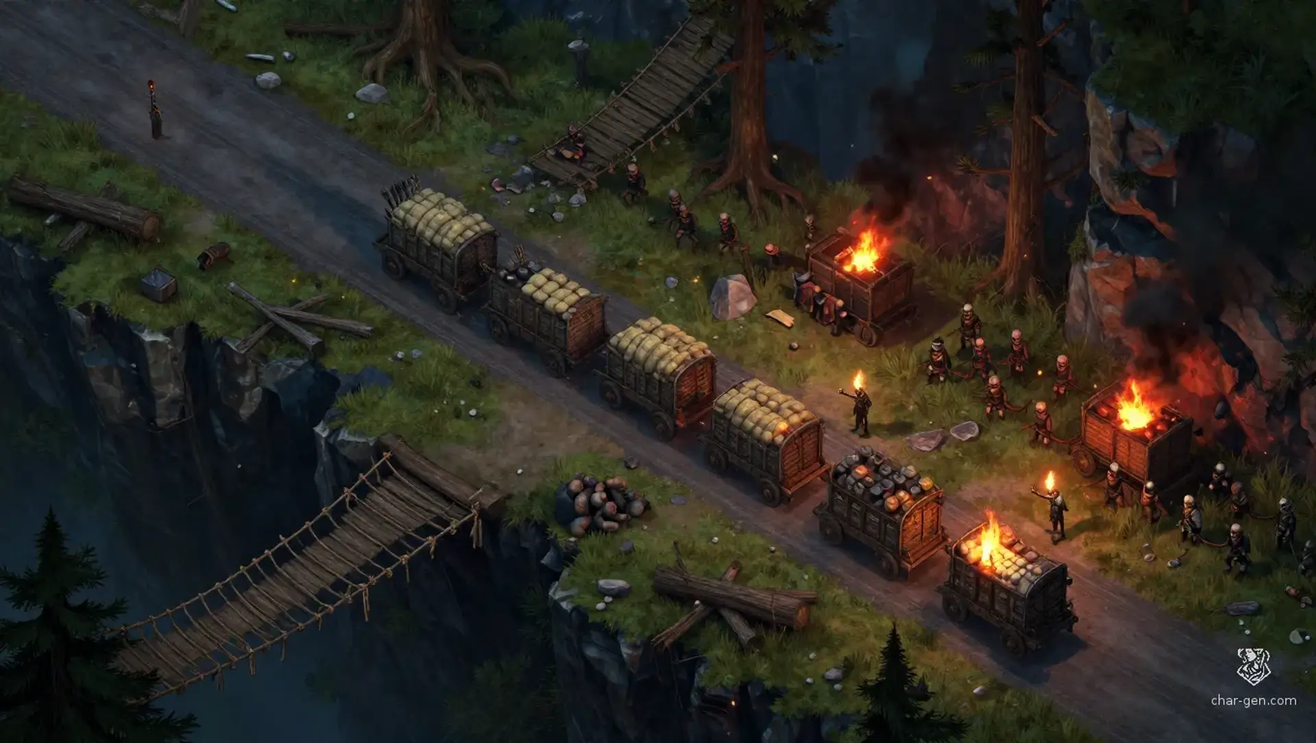 The Wagons Burn