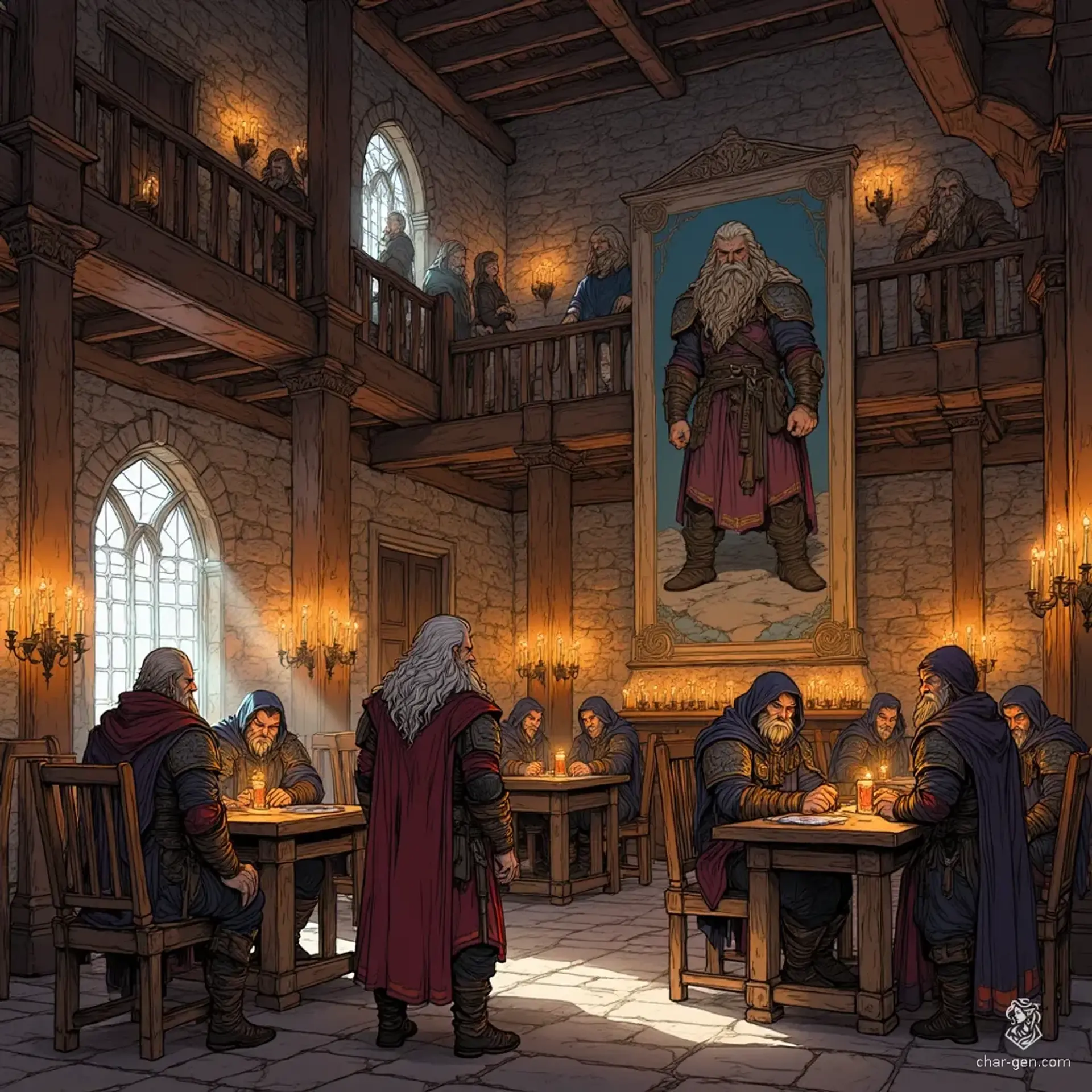 The Bard and Duck - AI-generated fantasy Tavern