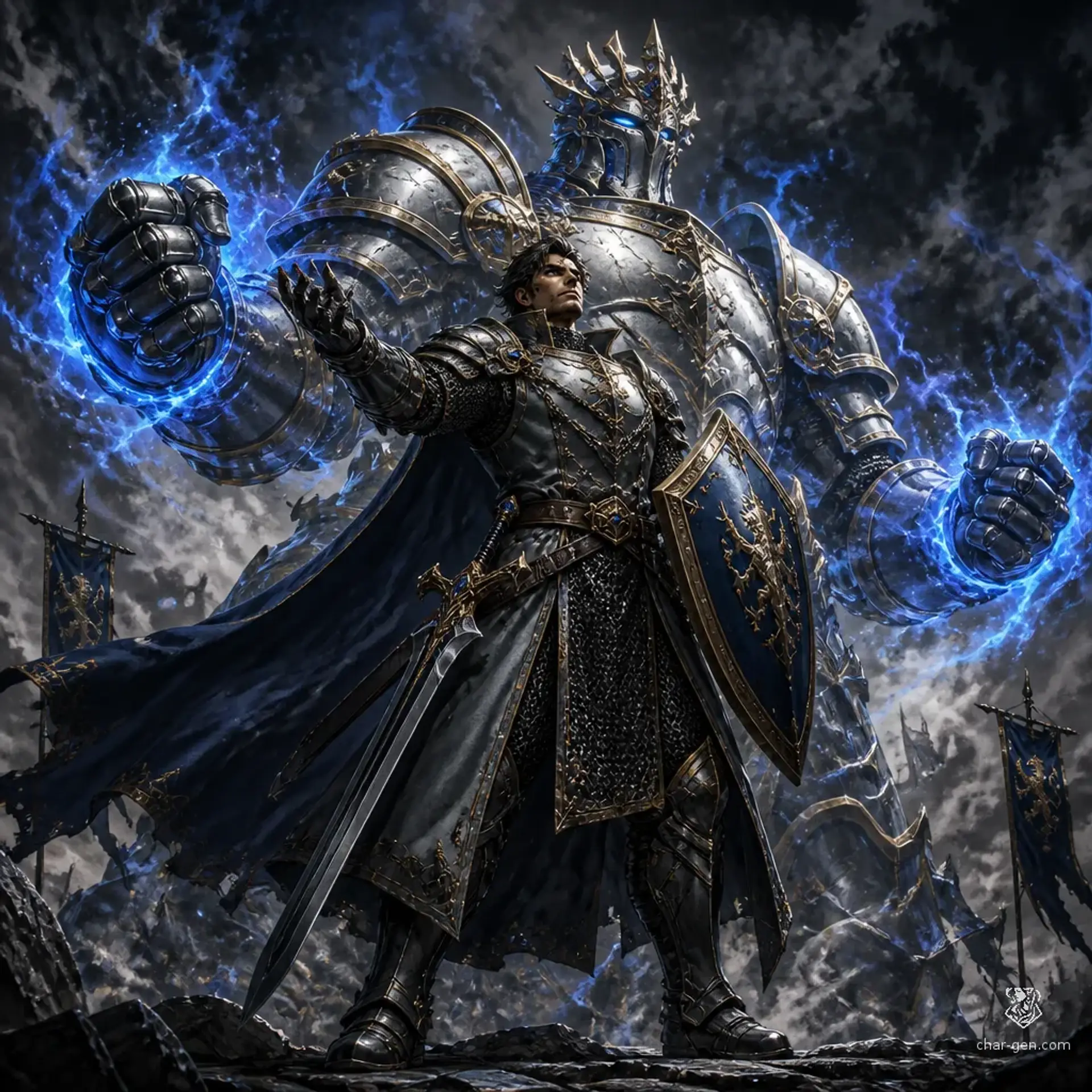 Cassian Vey - AI-generated fantasy Character