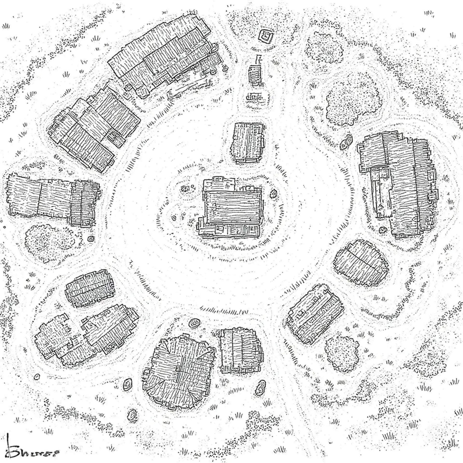 Haven's Rest - AI-generated fantasy Settlement
