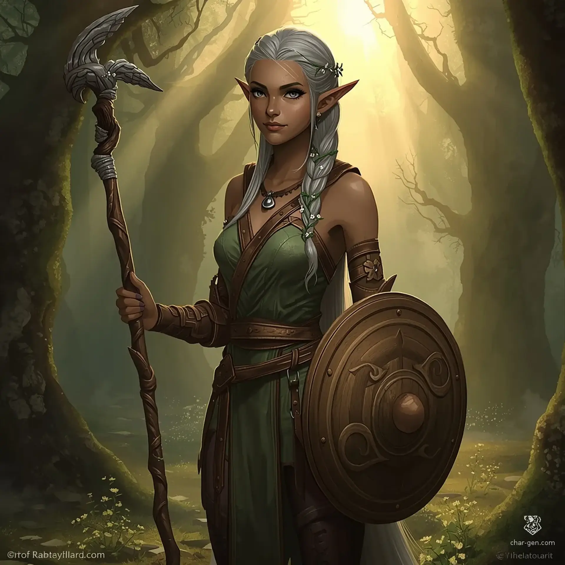 Liana Bellchime - AI-generated fantasy Character