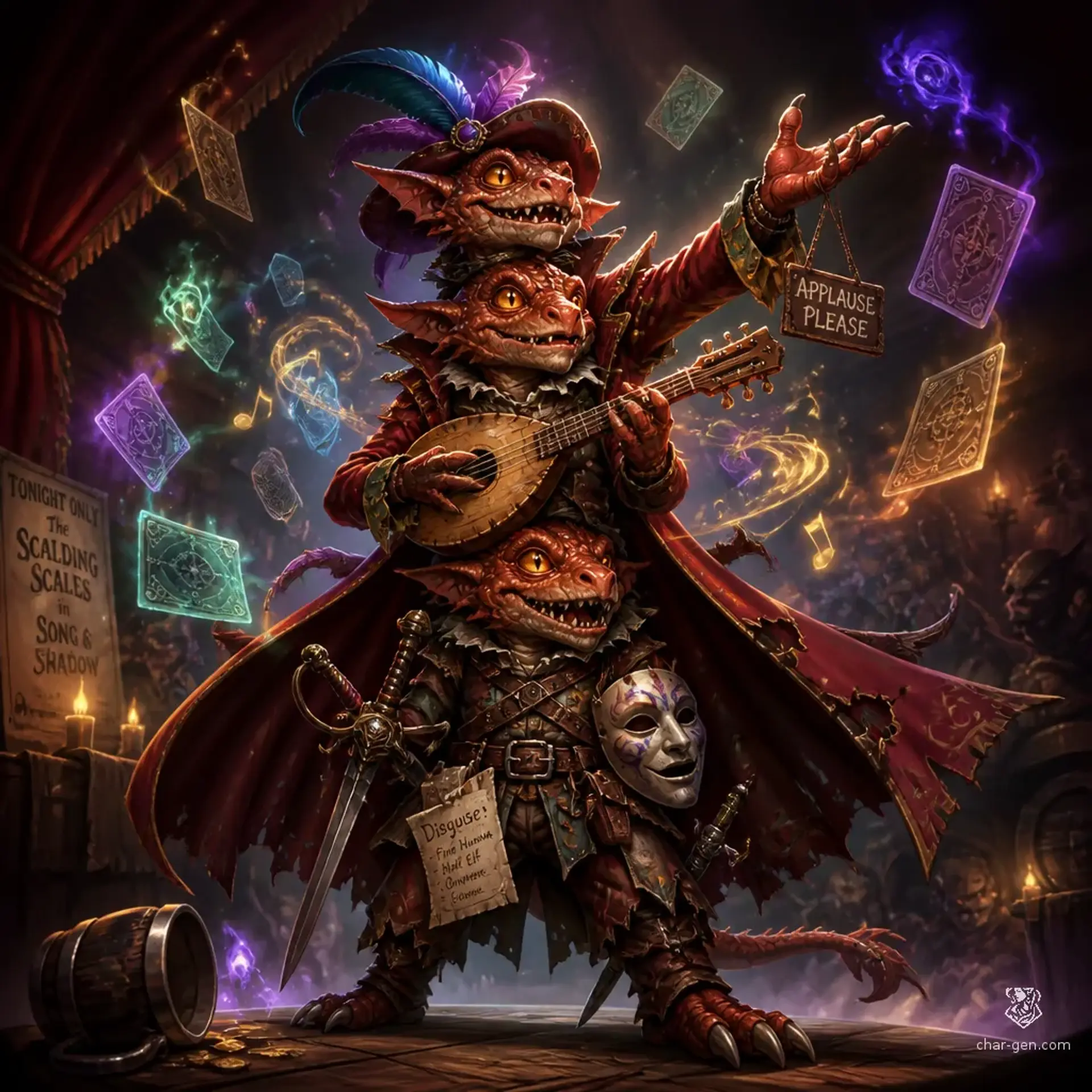 Sadro - AI-generated fantasy Character
