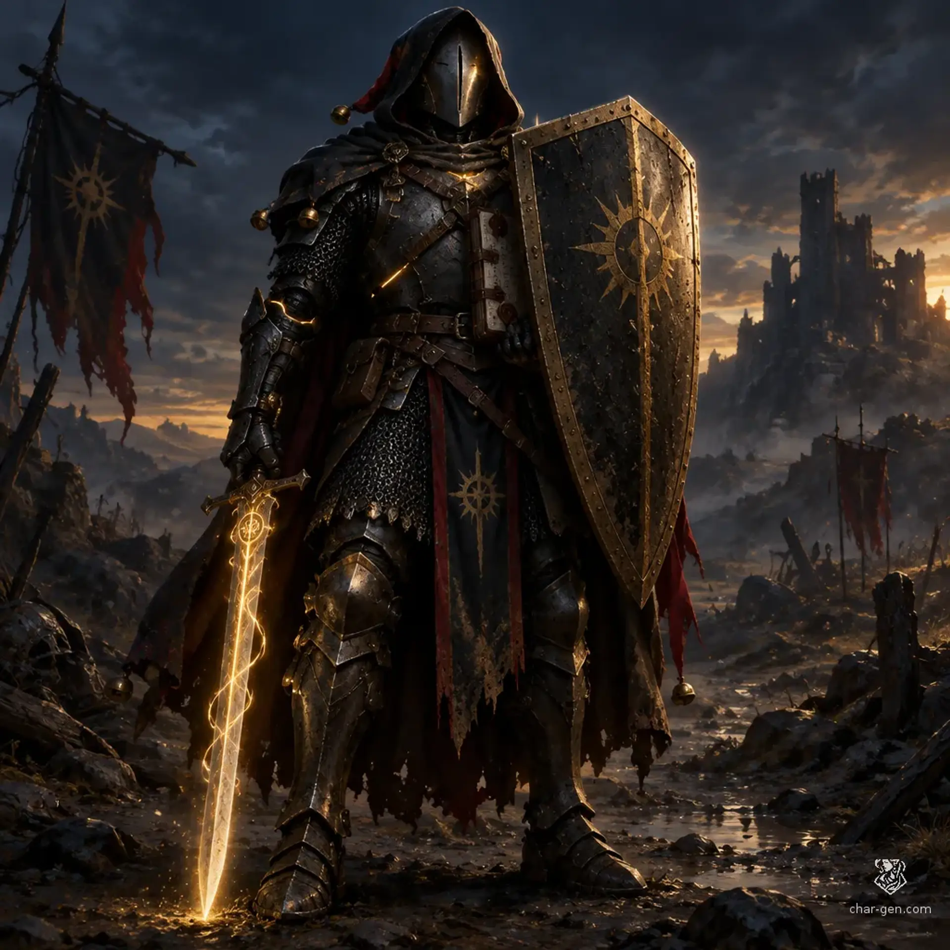 Mzeki Orbeliani - AI-generated fantasy Character