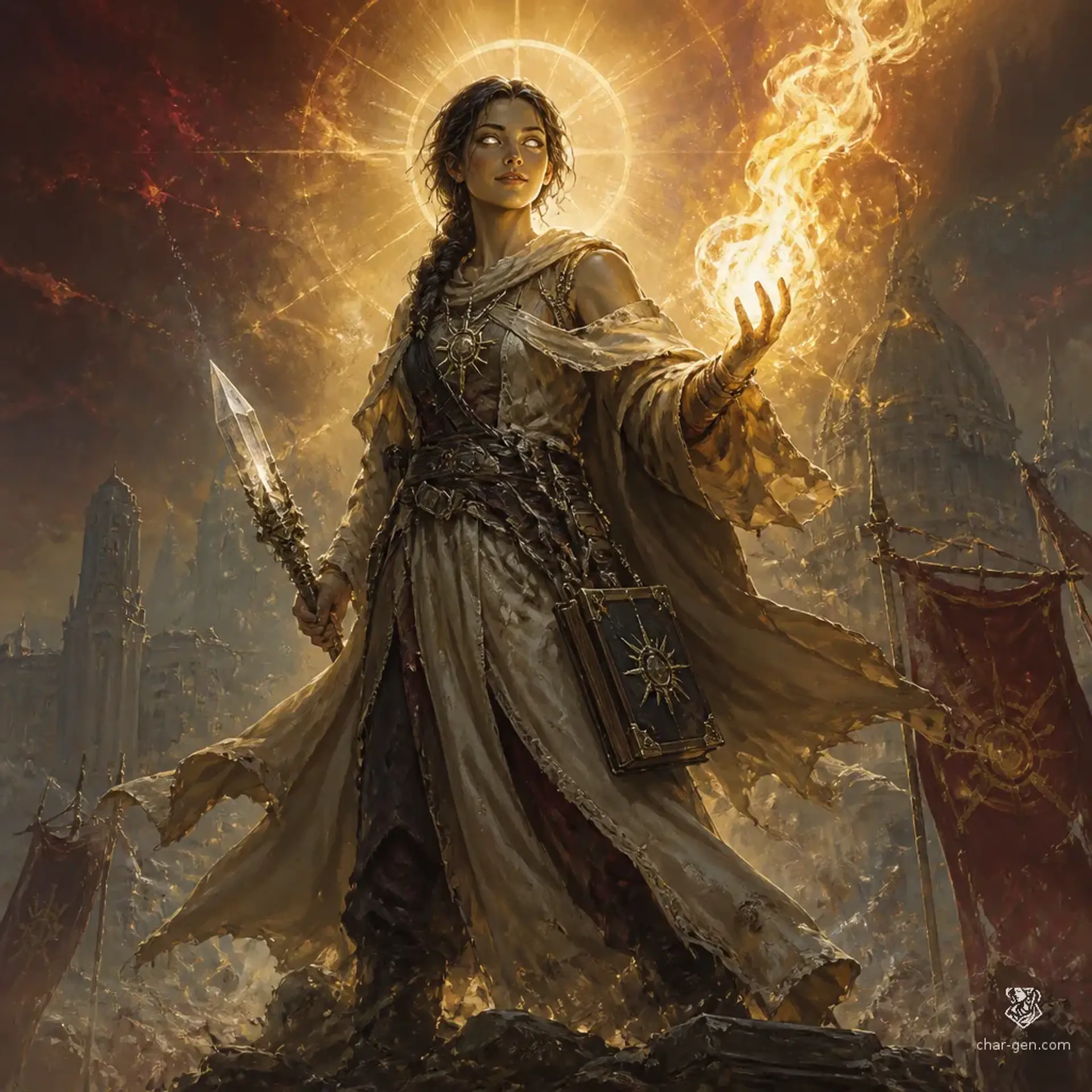 Seraphine Vale - AI-generated fantasy Character