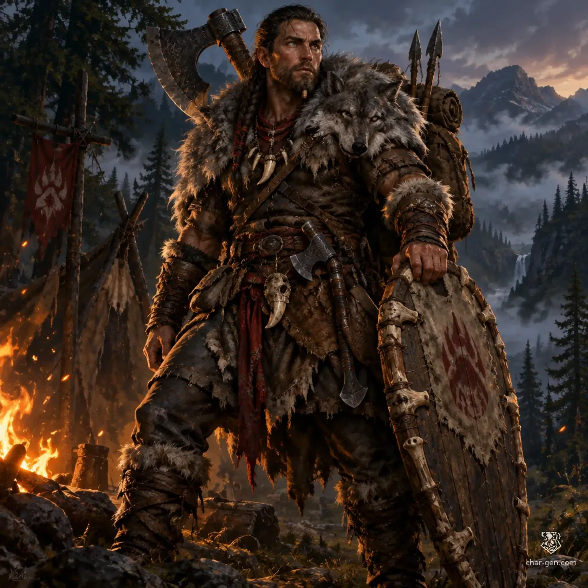 New - AI-generated fantasy Character