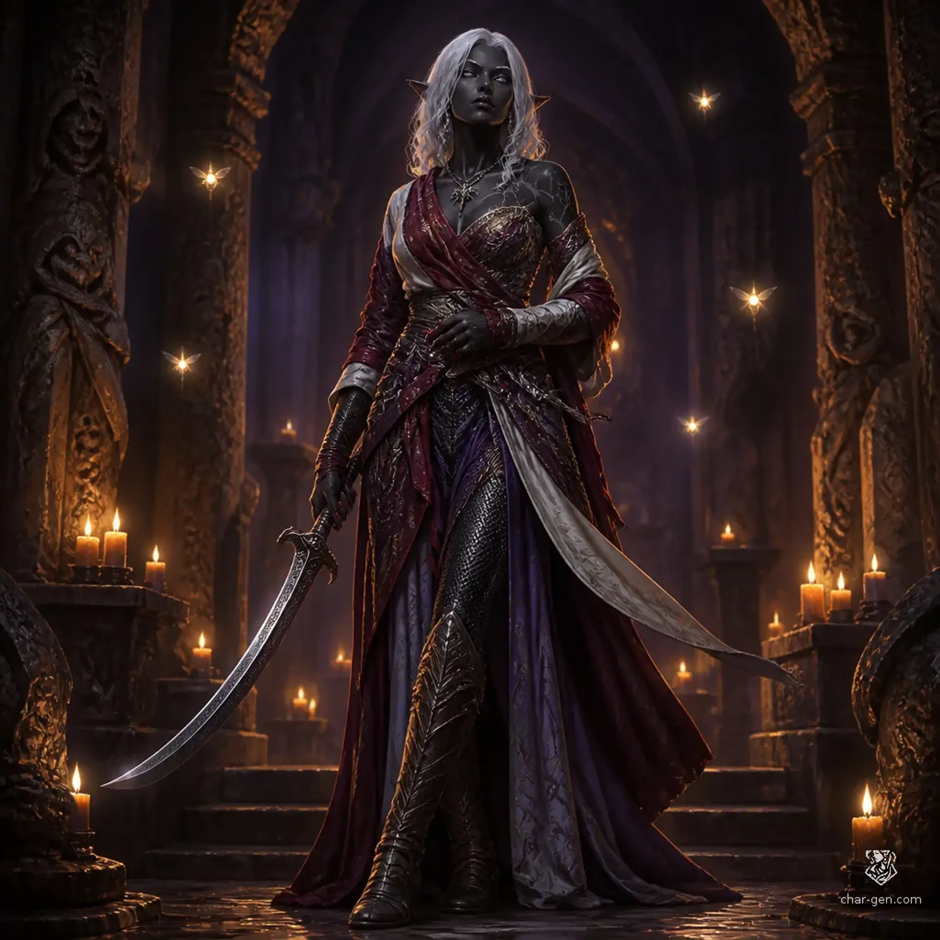 Sorela Malys - AI-generated fantasy Character