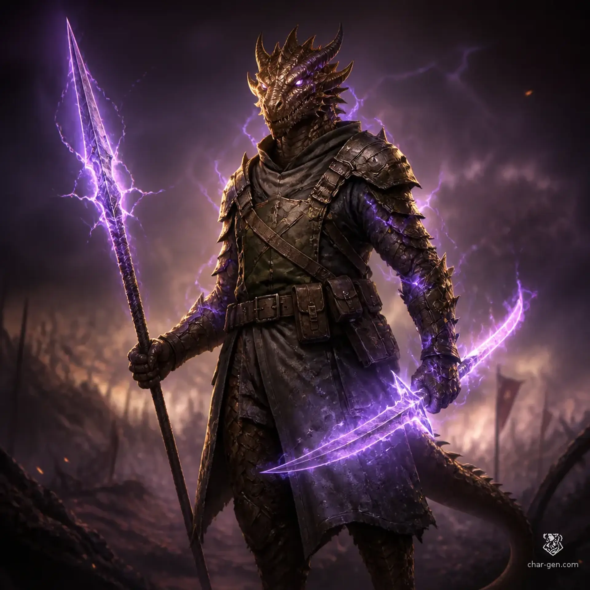 Krivinn Valerius - AI-generated fantasy Character