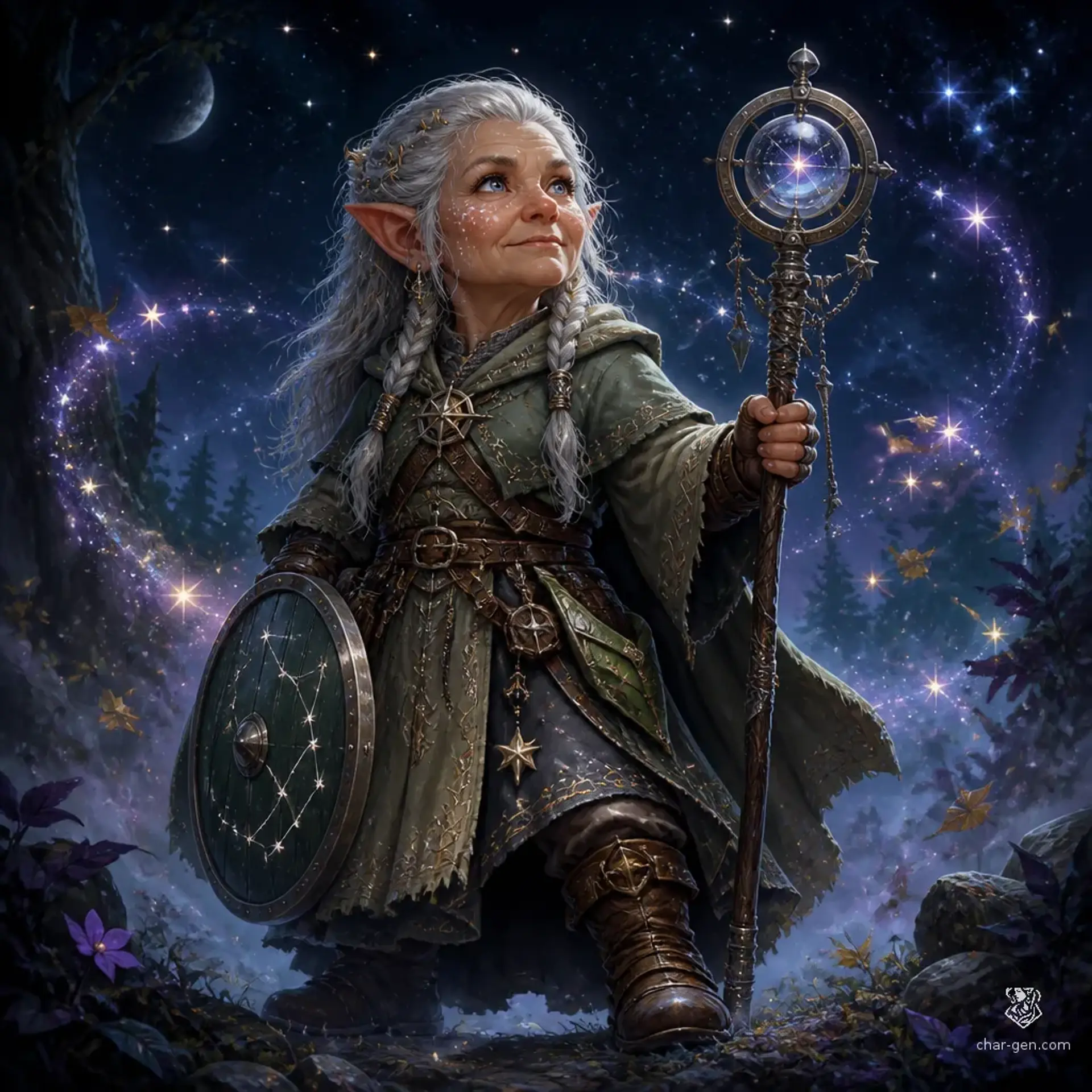 Veyra Starbloom - AI-generated fantasy Character