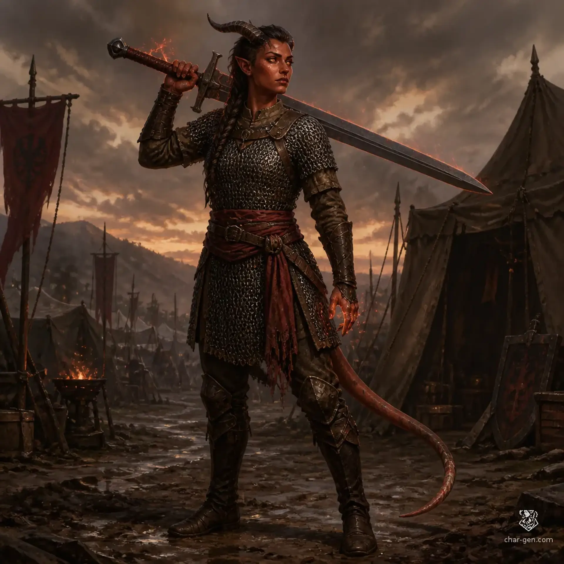 Myravela Ortheon - AI-generated fantasy Character