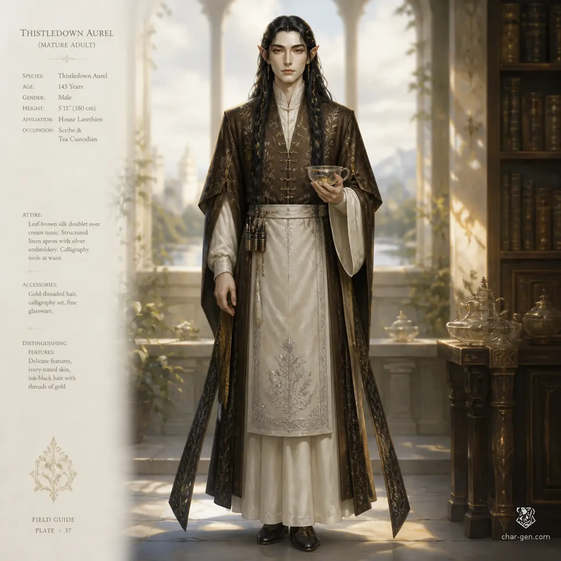 Thistledown Aurel - AI-generated fantasy Species