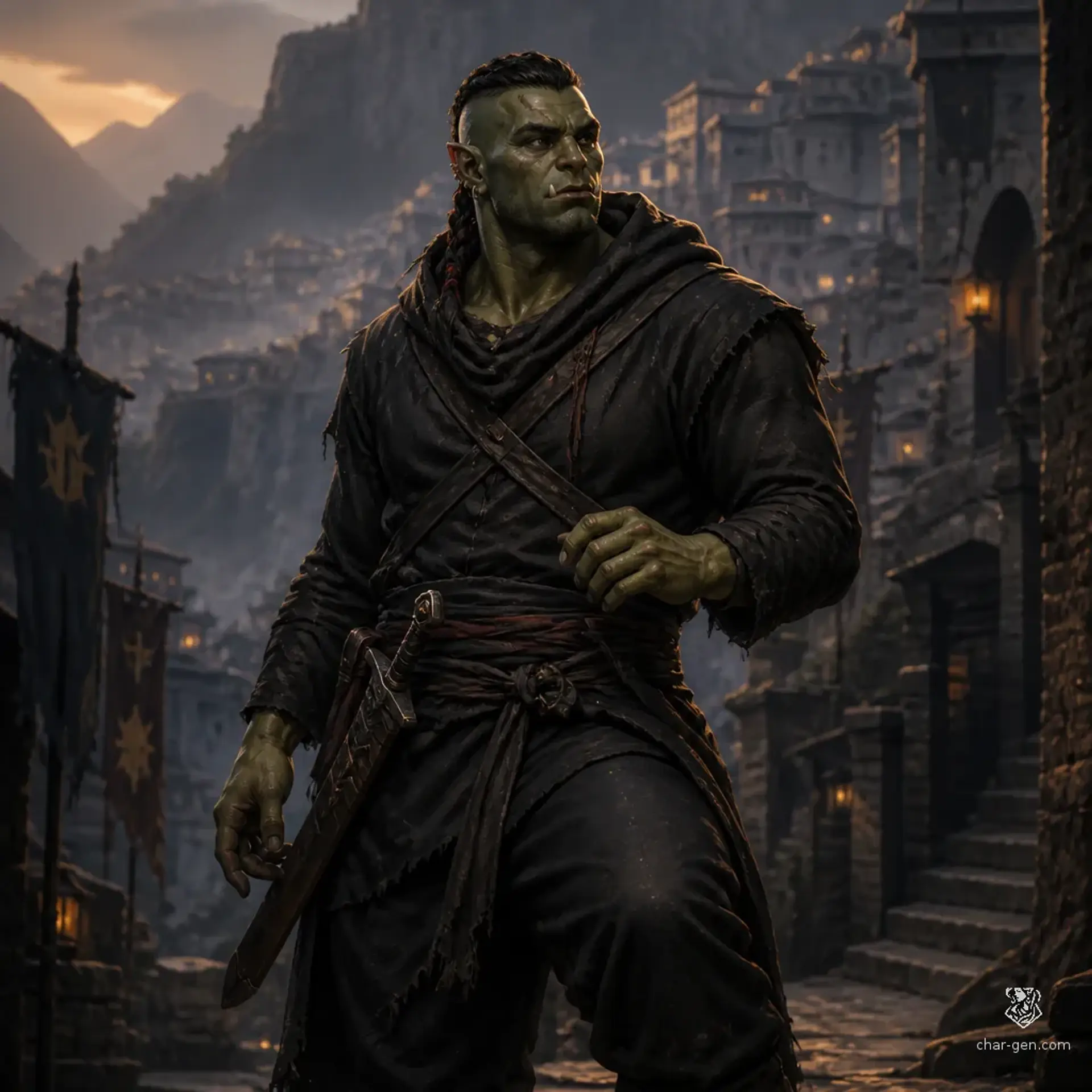 Malko Kallpa - AI-generated fantasy Character