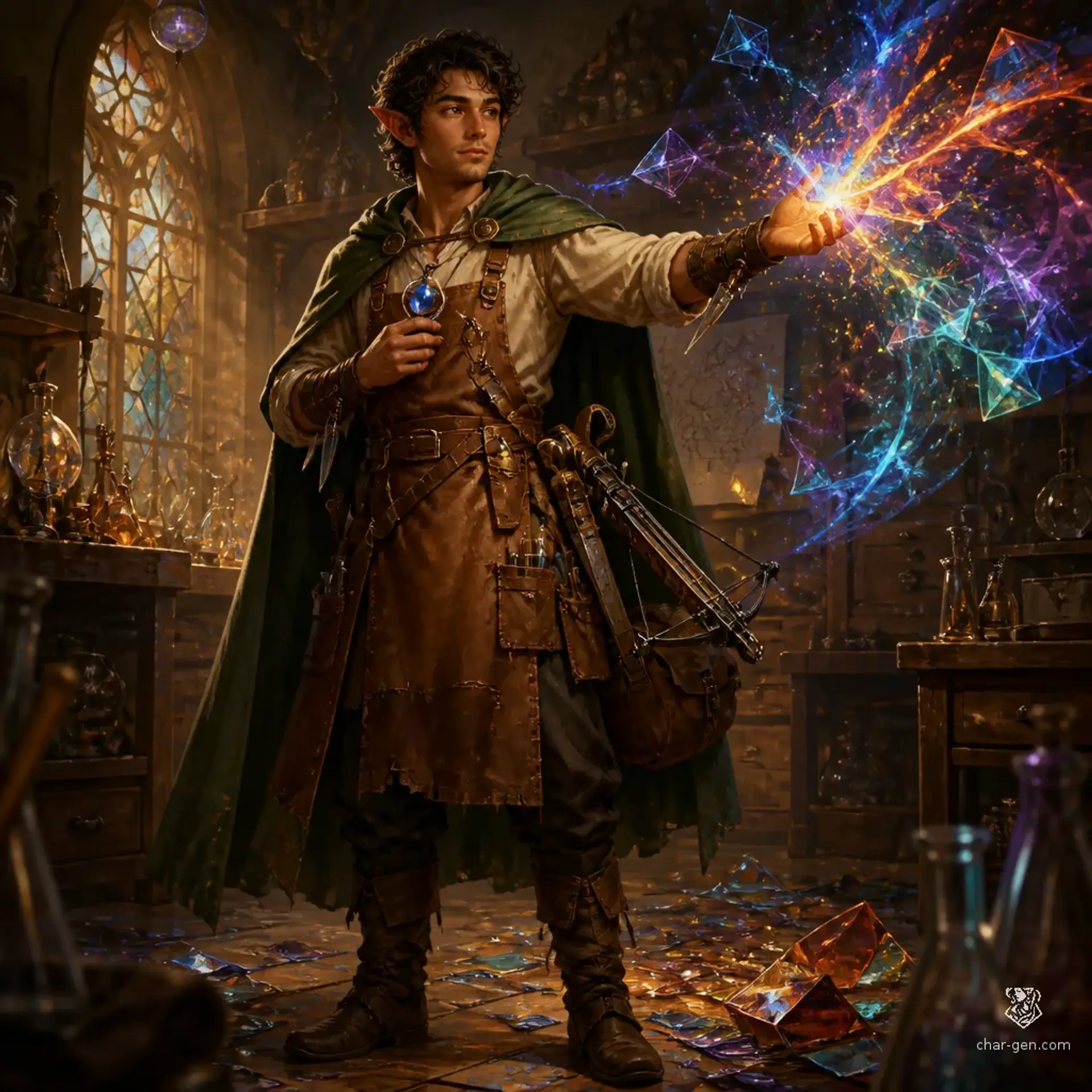Nadim Sulo - AI-generated fantasy Character