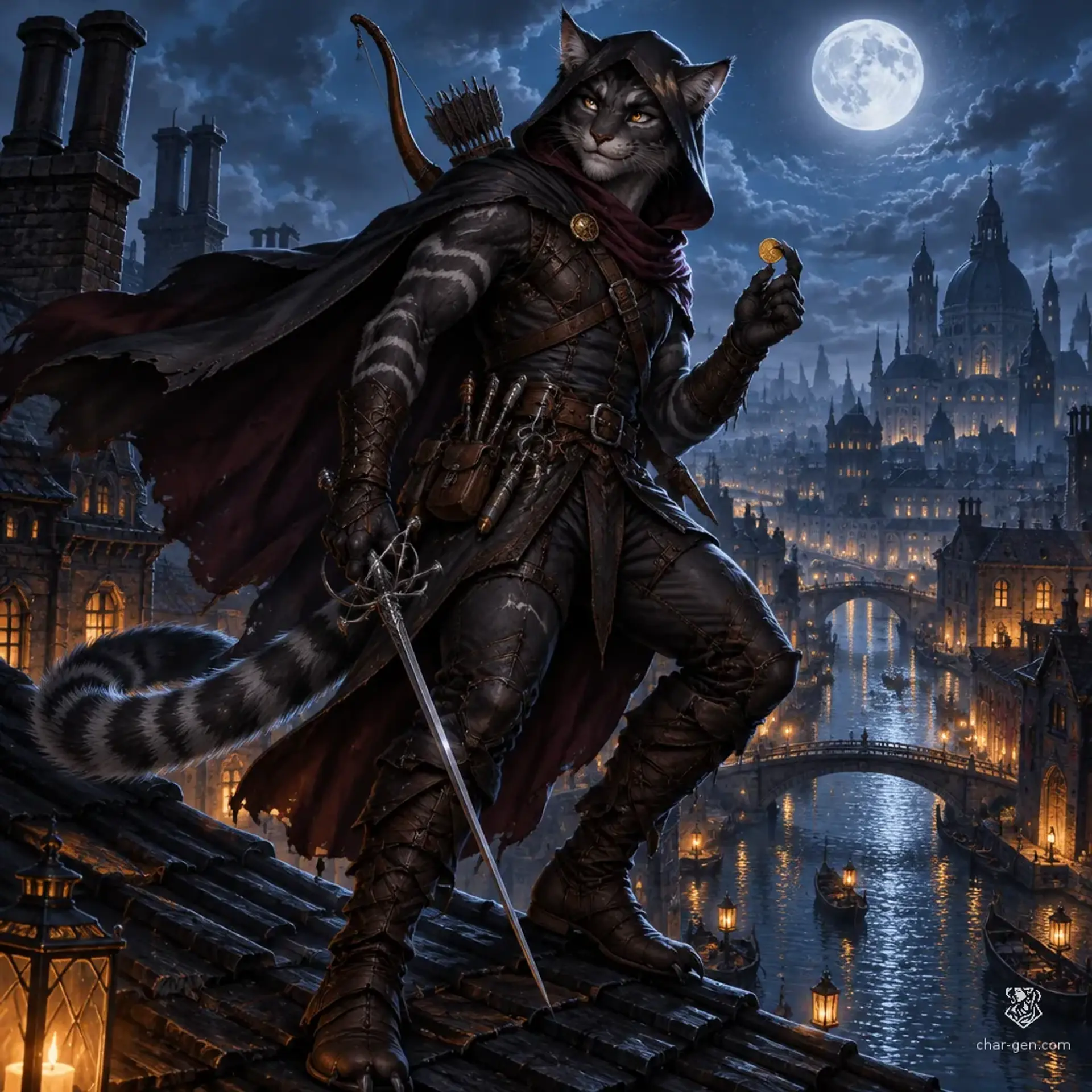 Silvester - AI-generated fantasy Character