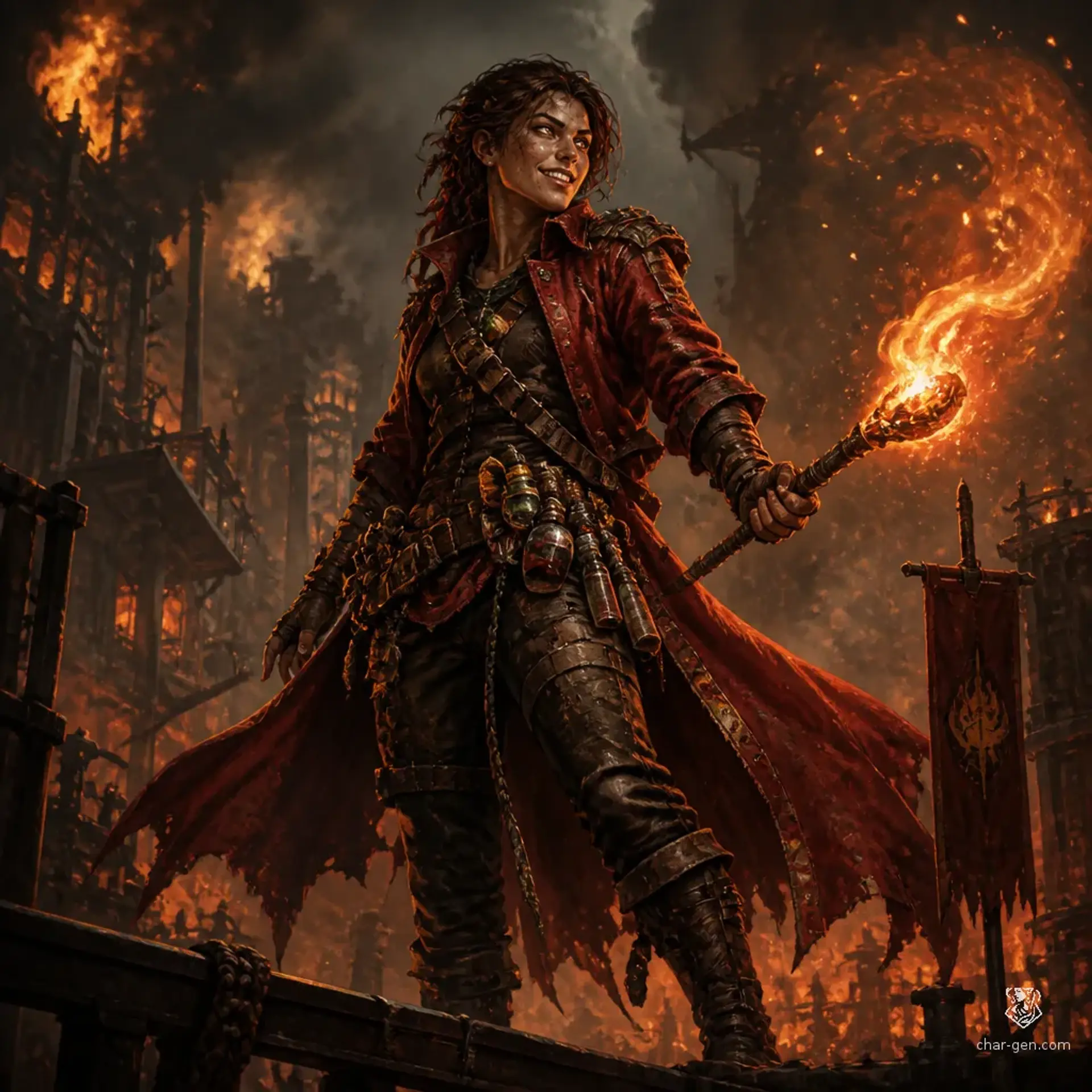 Ione Aretxaga - AI-generated fantasy Character