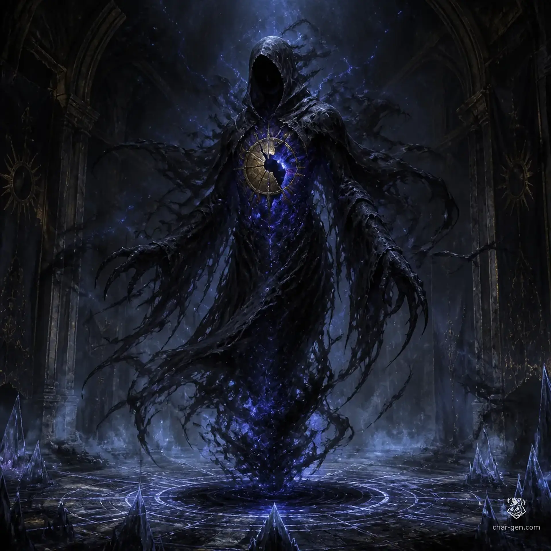 Eclipse Wraith of Sky-Watch | Fantasy Monster Generated by CharGen
