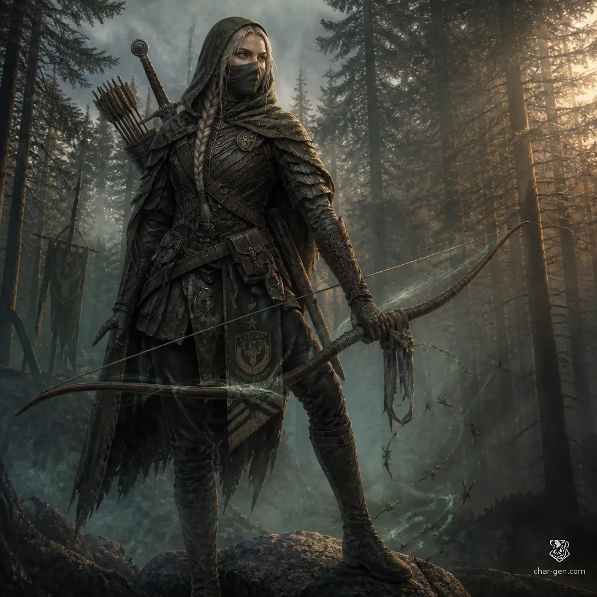 Maliana Clovaveil - AI-generated fantasy Character