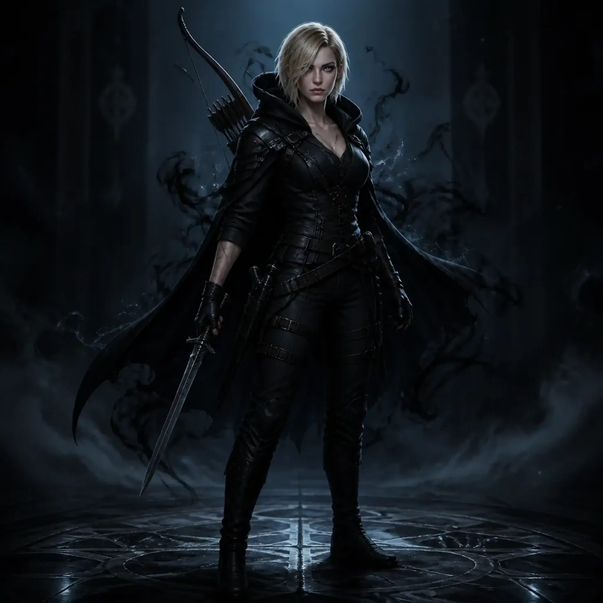 Nova Veyr - AI-generated fantasy Character