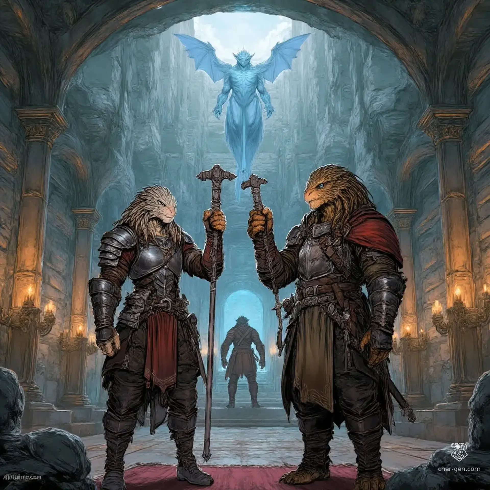 Skyhold - AI-generated fantasy Settlement
