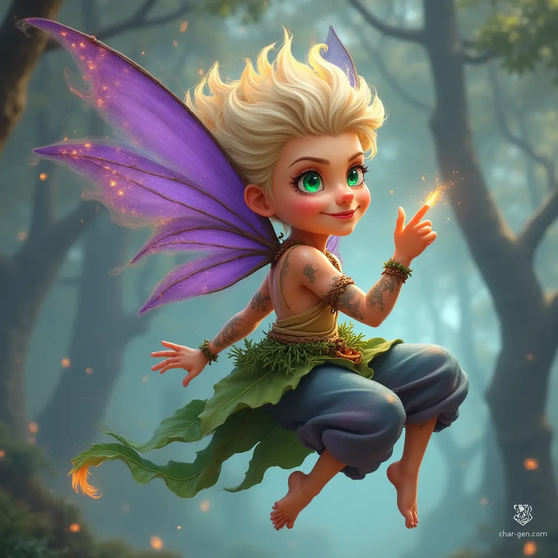 Sativa Cloud Loudfire - AI-generated fantasy NPC